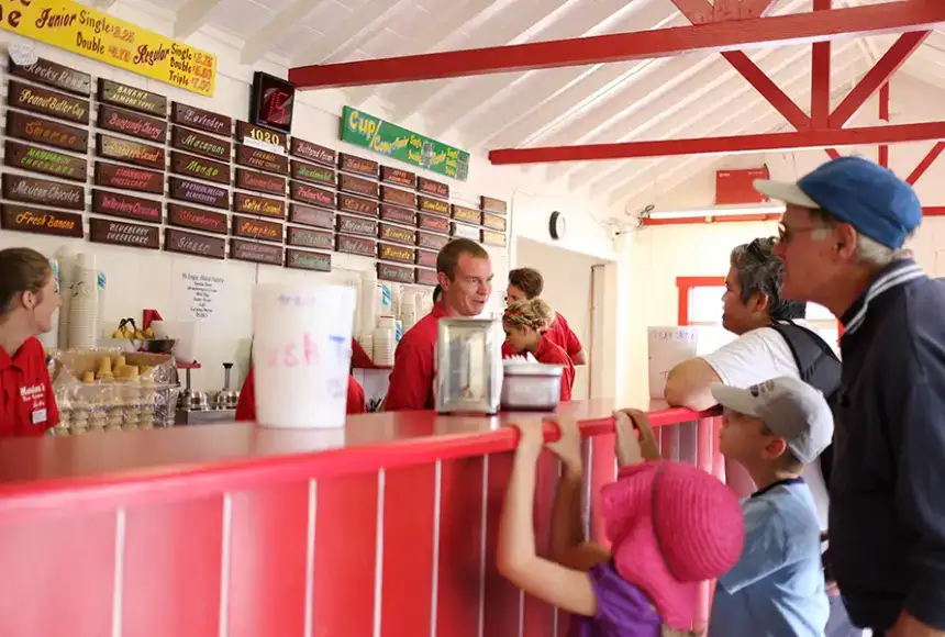 Photo showing Marianne’s Ice Cream