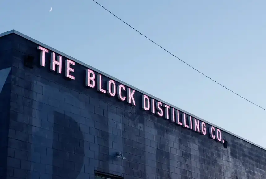 Photo showing Block Distilling Co