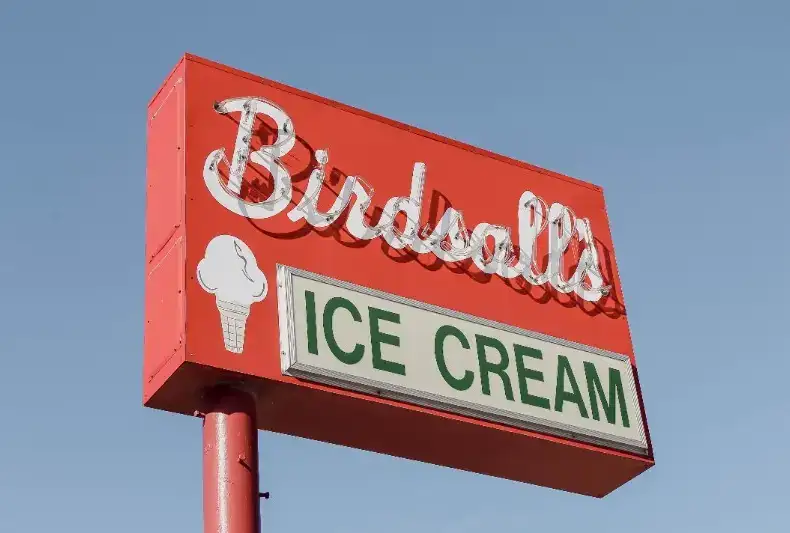 Photo showing Birdsall's Ice Cream