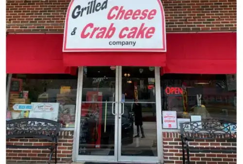 Photo showing Grilled Cheese And Crab Cake