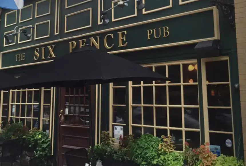 Photo showing Six Pence Pub