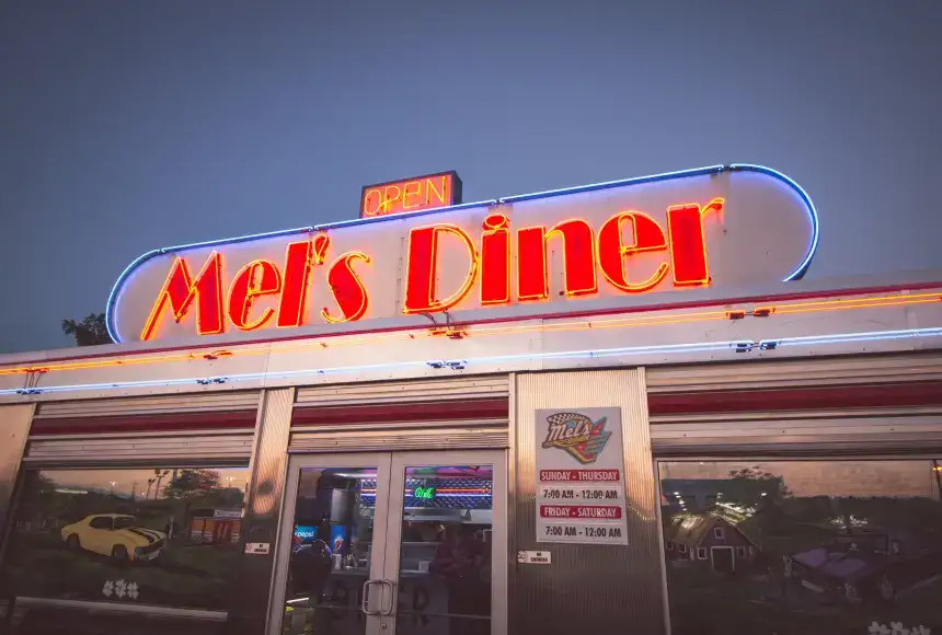 Photo showing Mel’s Diner