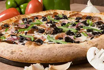 Photo showing Garlic Jim's Famour Grmt Pizza
